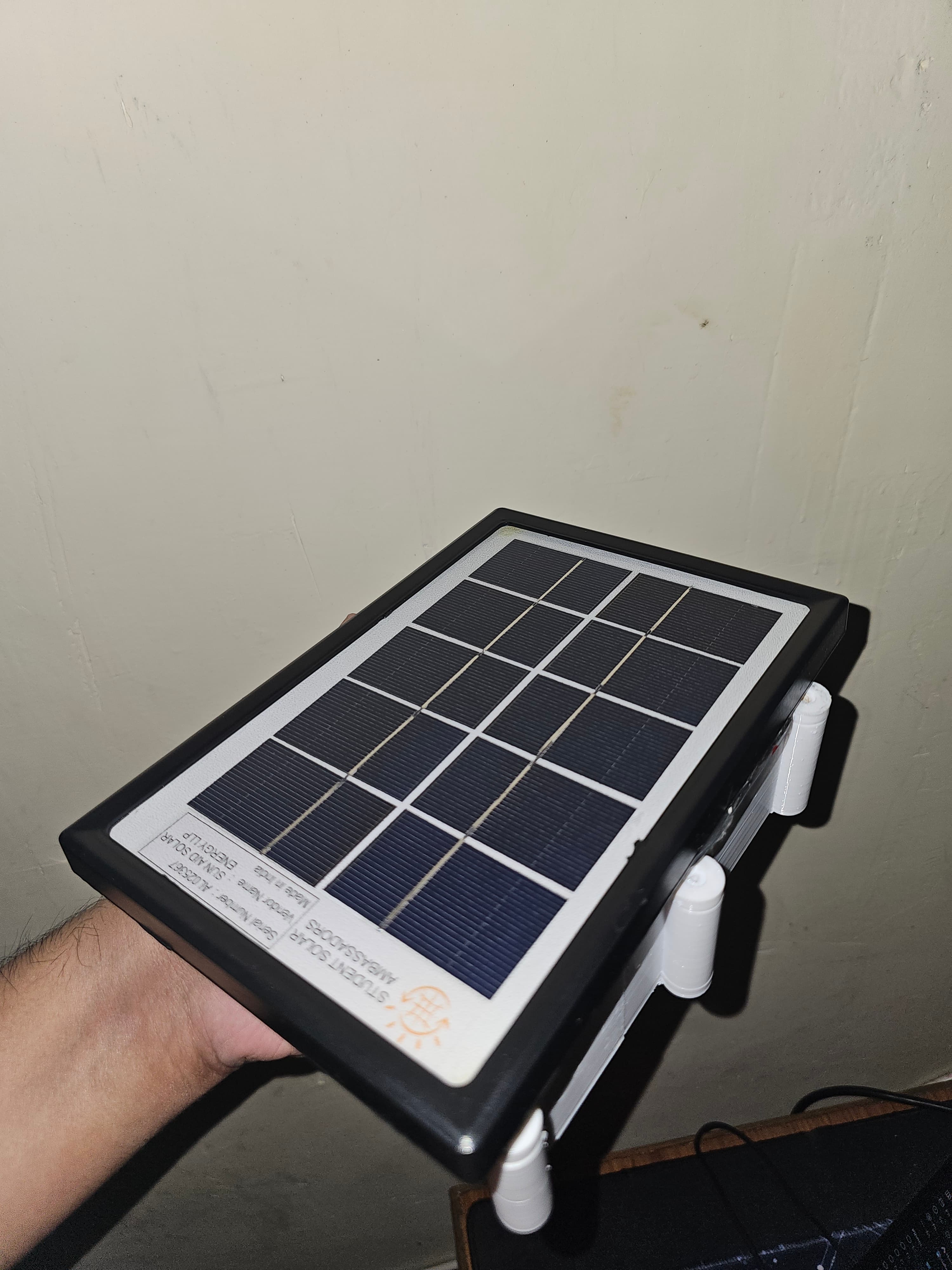Outdoor solar lid verification